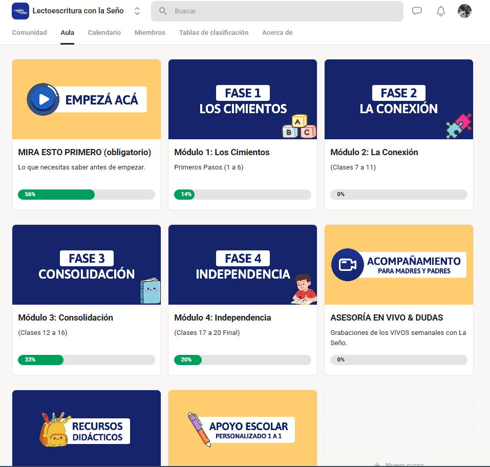 Lectoescritura con la Seño